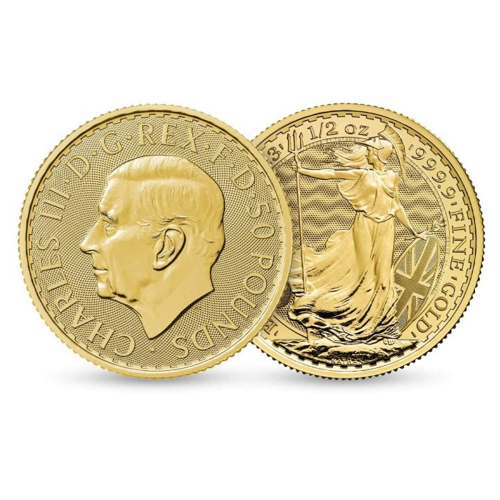 Britannia - King Charles III 1/2 uncji Złota 2023