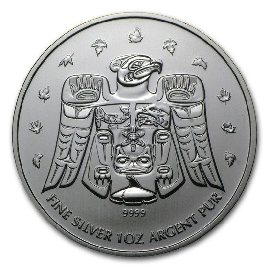 Olympic Thunderbird Totem 1 oz Silver 2009