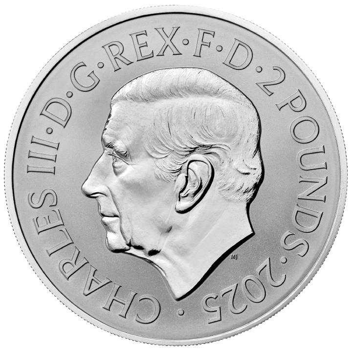 Britannia Four-Coin Silber Set 2025 Reverse Frosted