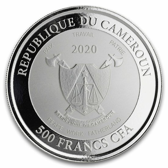 Kamerun: Mandrill 1 oz Silber 2020
