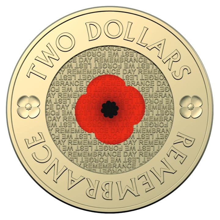 Zestaw 14 monet: 35th Anniversary of the Two Dollar kolorowany Brąz Aluminiowy 2023