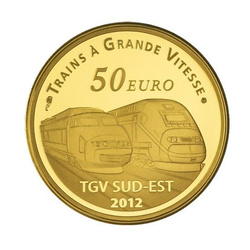 Gare de Lyon Saint-Exupéry 2012 Proof