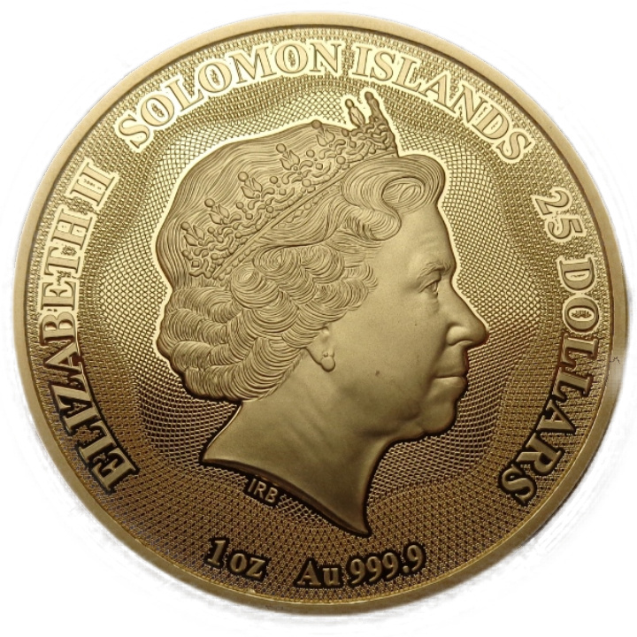 Salamon-szigetek: Az R.M.S. Titanic színes 1 uncia arany 2022 Proof