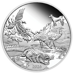 Silver Coin Perth Mint: The Outback 1 oz Silver 2026 Proof