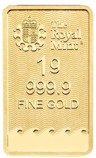 1 gram Sztabka Złota Britannia Best Wishes