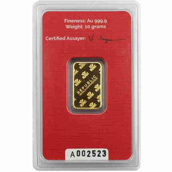 10 gramm RMC aranyrudacska