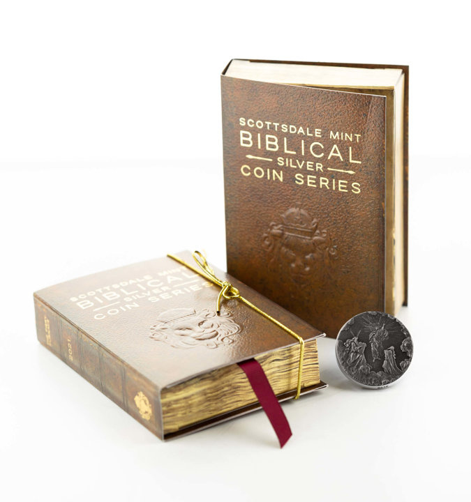 Niue: Biblico - La Trasfigurazione di Gesù 2 once d'argento 2021 Proof Antiqued Coin