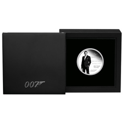 Tuvalu: James Bond Legacy 5th issue - Daniel Craig kolorowany 1 uncja Srebra 2024 Proof