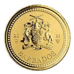 Barbados: Trident 1 oncia d'oro 2021