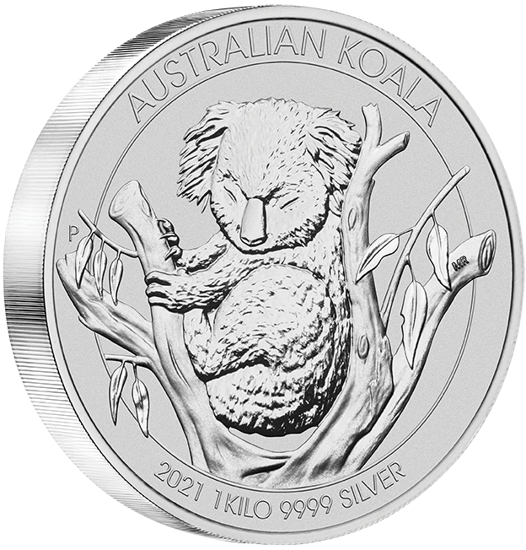Koala 1000 gramos Plata 2021