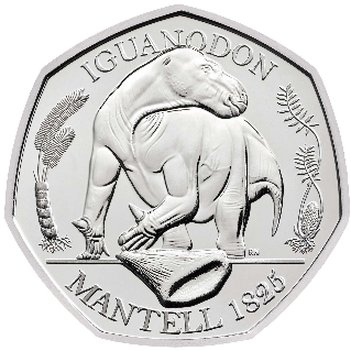 Iguanodon 8 gram Cupro-Nickel 2020