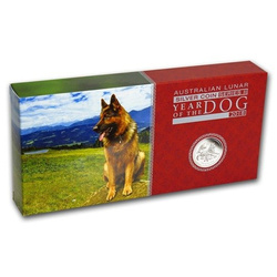 Lunar II : Année du Chien Set 3,5 onces d'argent 2018 Proof