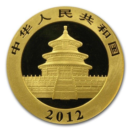China Panda 1 oz Gold 2012