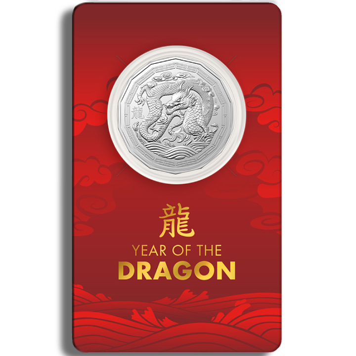 RAM: Lunar - Year of the Dragon Copper-Nickel 2024 Tetradecagon Coin