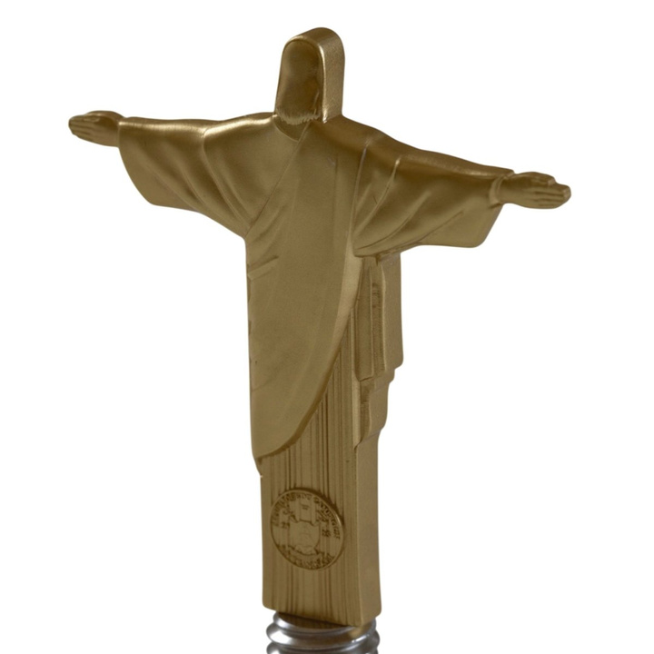Kamerun: Chrystus Odkupiciel pozłacany 1 uncja Srebra 2025 Shaped Coin