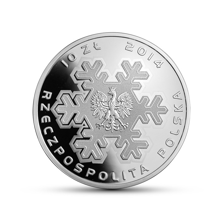 Moneta 10 zł Polska Reprezentacja Olimpijska Soczi 2014 10 zł Srebro 2014 Proof