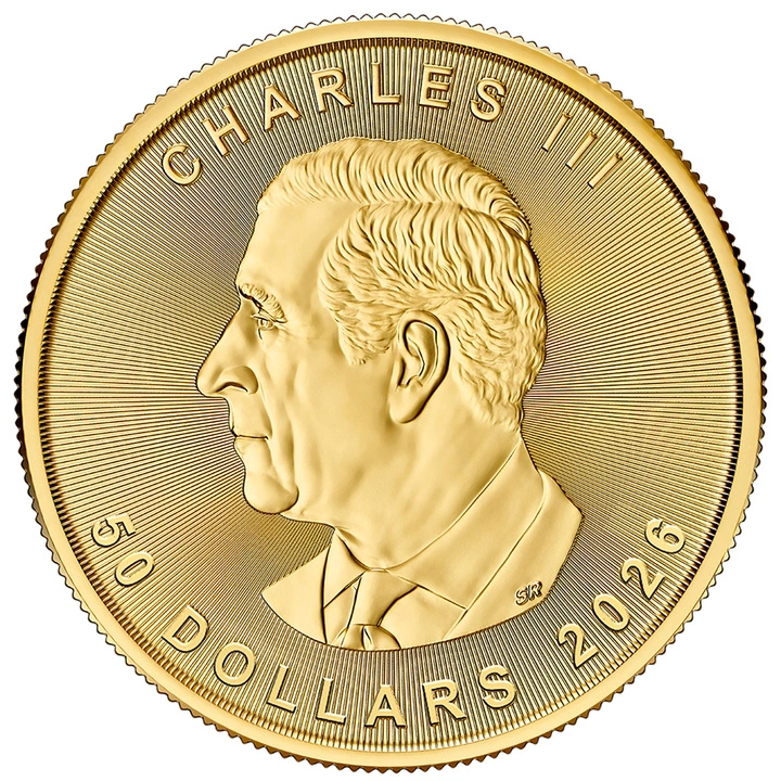 Canadian Maple Leaf 1 ounce of Gold 2026