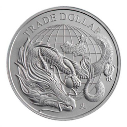 St Helena Modern Chinese Trade Dollar 1 once d'argent 2021
