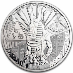 Sierra Leone: Egyptian Gods - Anubis 1 uncja Srebra 2023