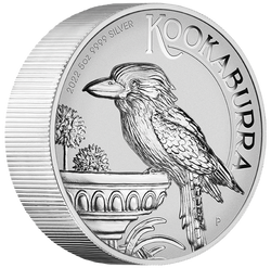 Kookaburra 5 uncji Srebra 2022 Incused