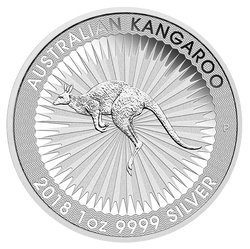 Australijski Kangur 1 uncja Srebra 2018