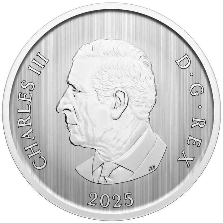 Canadá: Whimsical Holiday Tree coloreado 50 cents 2025 Specimen Lenticular Coin