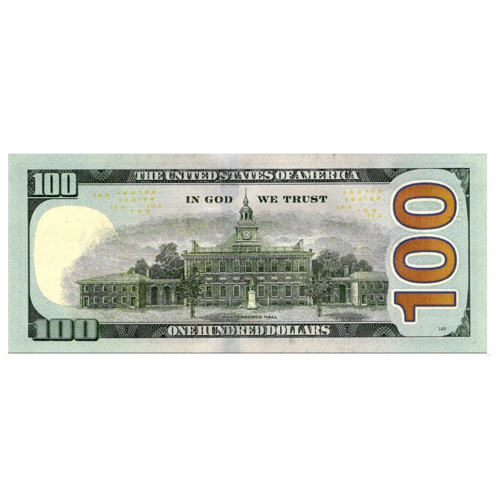100 dolláros amerikai bankjegy (100 amerikai dollár / 100 USD) UNC