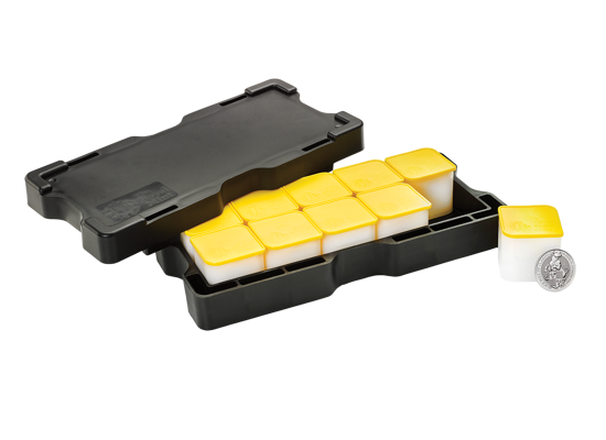 Le bestie della regina: il toro nero di Clarence 1 oncia di platino 2019