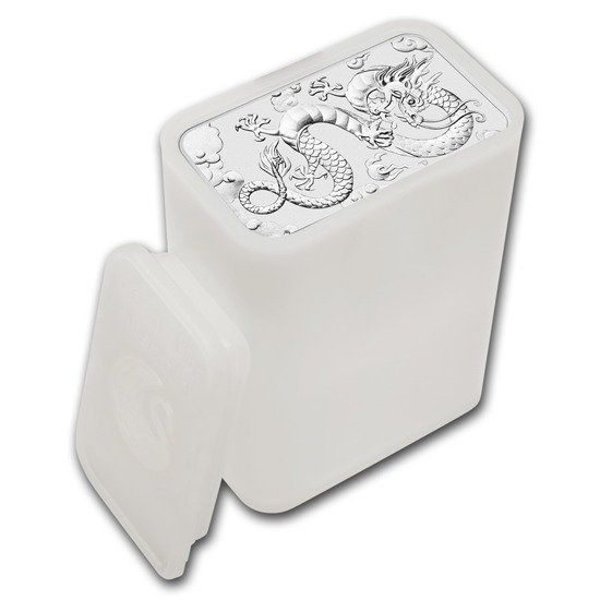 Dragón Lingote de moneda 1 onza Plata 2019