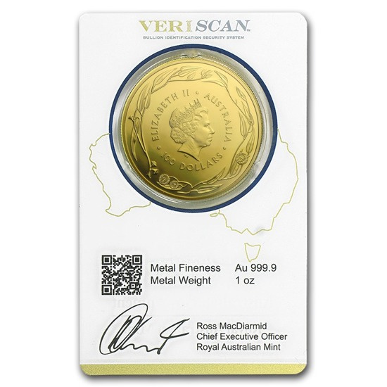 Kangourou australien 1 once d'or 2016 Royal Australian Mint