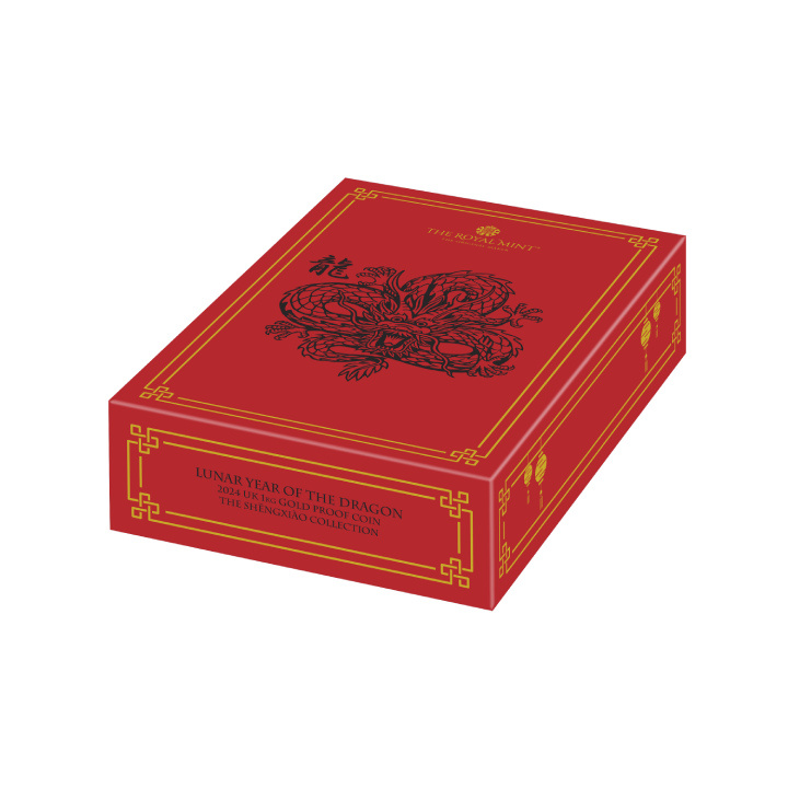 Royal Mint Lunar: Rok Smoka 1000 gramów Złota 2024 Proof