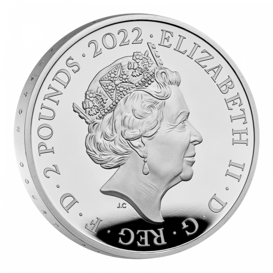 The Royal Tudor Beasts: Lion of England 1 oz Silber 2022 Proof