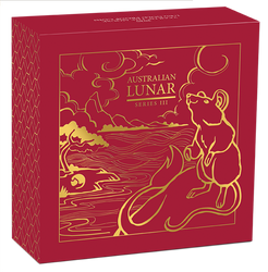 Lunar III: Rok myši 1/4 unce zlata 2020 Proof