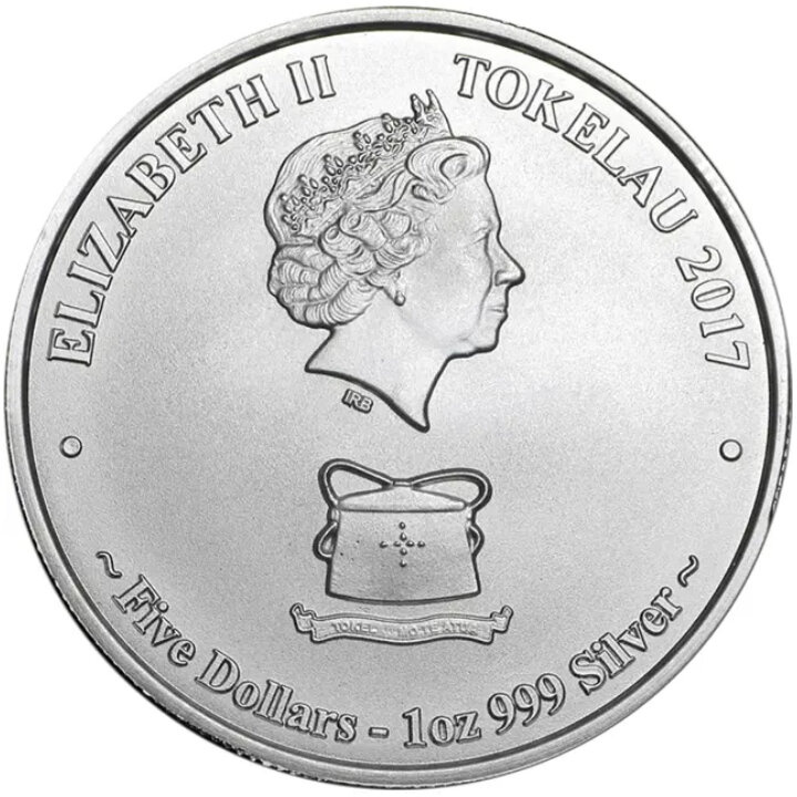 Tokelau: Kapoa - Barracuda 1 oz Silver 2017