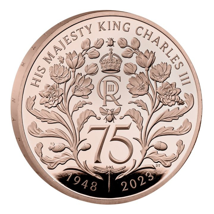 Zestaw 5 monet Wielka Brytania Złoto 2023 Proof Commemorative Coin