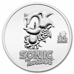 Niue : Sonic The Hedgehog 1 once d'argent 2021