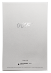 Plakat filmowy: 007 James Bond - Nie czas umierać 35 gramów Srebra 2020 (Srebrna Folia)