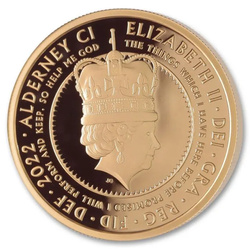 Queen Elizabeth II Platinum Jubilee 1 uncja Złota 2022 Proof NGC First Day of Issue PF70 Ultra Cameo