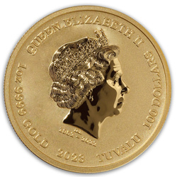 Tuvalu: Dioses del Olimpo - Ares 1 oz Oro 2023