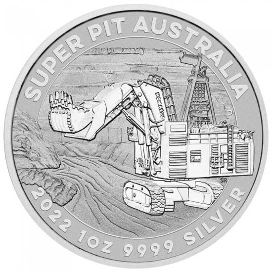 Super Pit Australia 1 uncia ezüst 2022