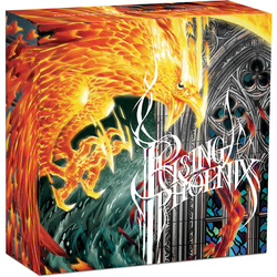 Tuvalu: Rising Phoenix coloured 5 oz Silber 2022 Antiqued Coin