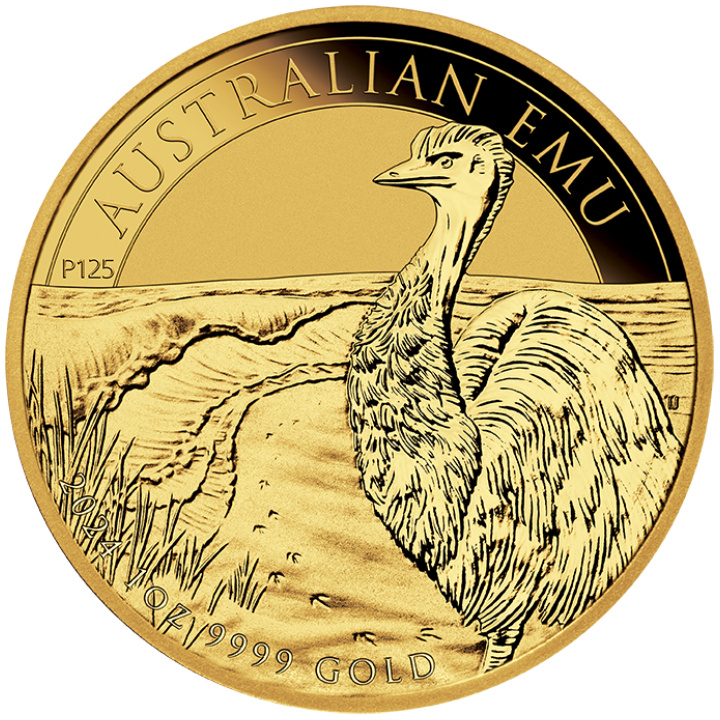 Australischer Emu 1 Unze Gold 2024