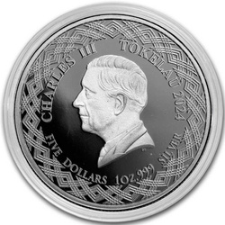 Tokelau: Serie Zodiac - Ariete 1 oncia d'argento 2024