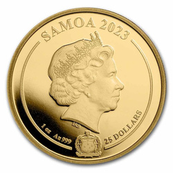 Samoa: DC Comics - Aquaman 1 uncja Złota 2023