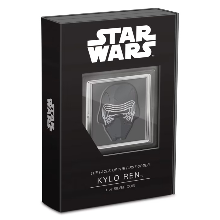 Niue: Star Wars The Faces of the First Order - Kylo Ren coloured 1 oz Silver 2022 Proof