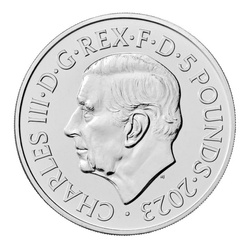 Set of 5 United Kingdom Copper 2023 Commemorative Coin