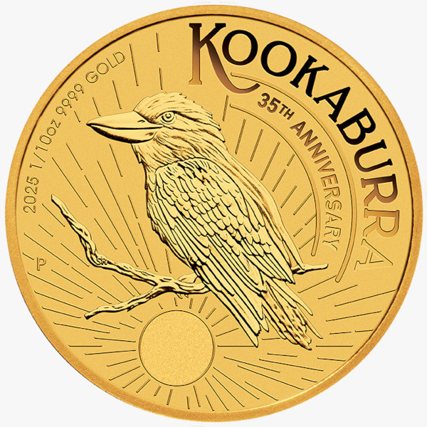 Kookaburra 1/10 uncji Złota 2025