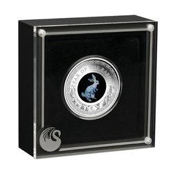 Perth Mint : Lunar III - Année du lapin 1 once d'argent 2023 Proof Opal