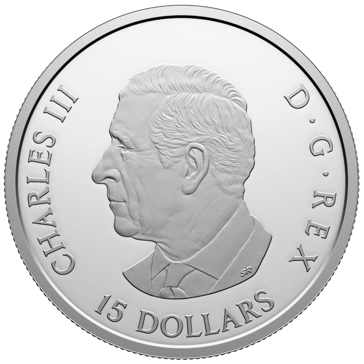 Canadá: Tall Ships - Goleta de tres mástiles de color $15 Silver 2025 Proof Coin