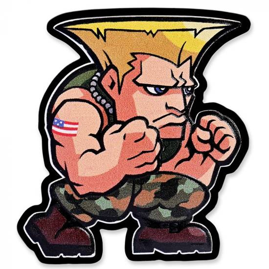 Street Fighter: Mini Fighter Guile színes 1 uncia ezüst 2022 Proof
